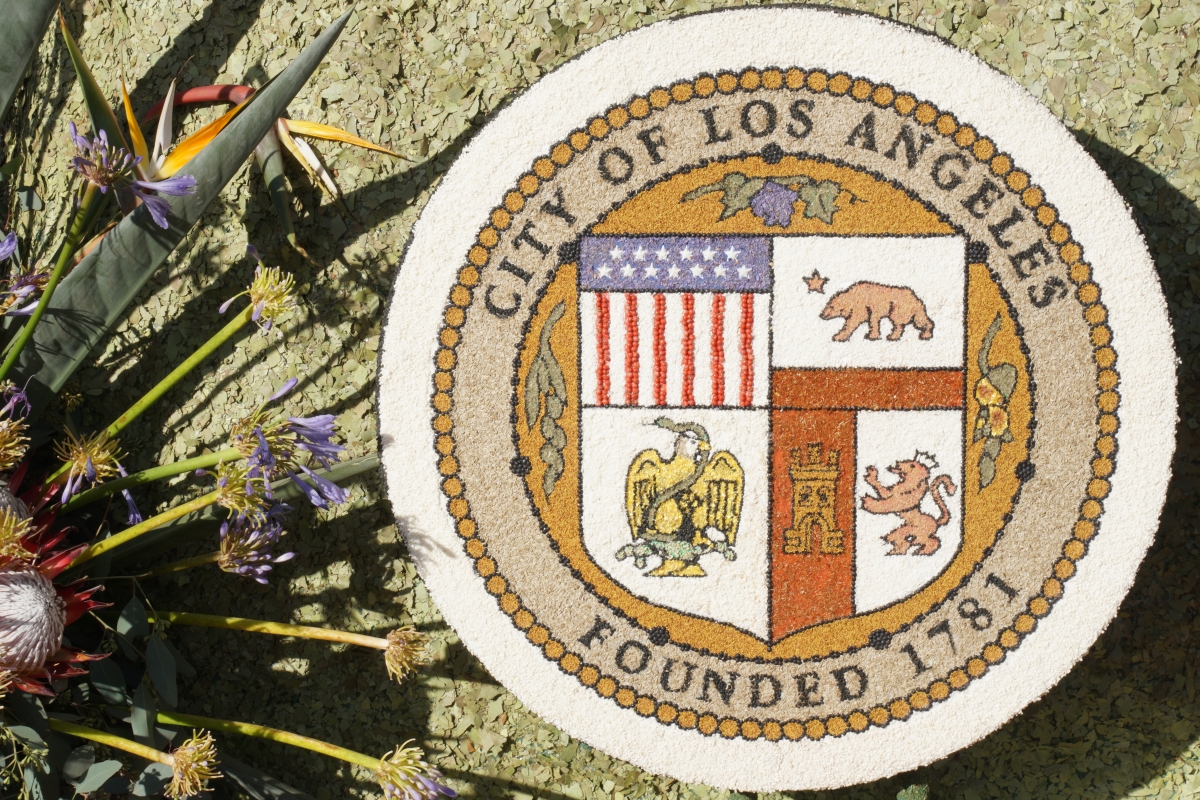 Floral City of Los Angeles seal.